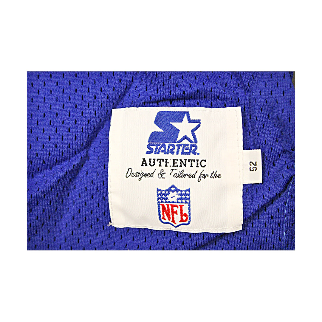 Jeff Hostetler New York Giants Autographed Blue Jersey JSA COA