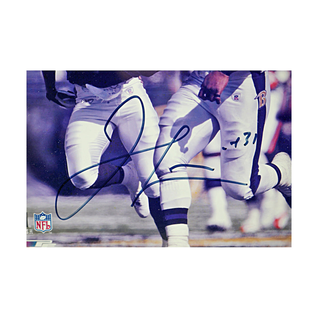 Jamal Lewis Baltimore Ravens Autographed Signed 8x10 Framed Photo (Steiner Holo)