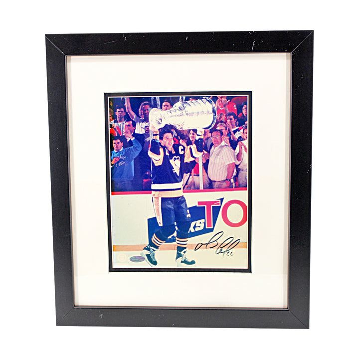 Mario Lemieux Pittsburgh Penguins Signed Framed 8x10 Photo Steiner Holo Only