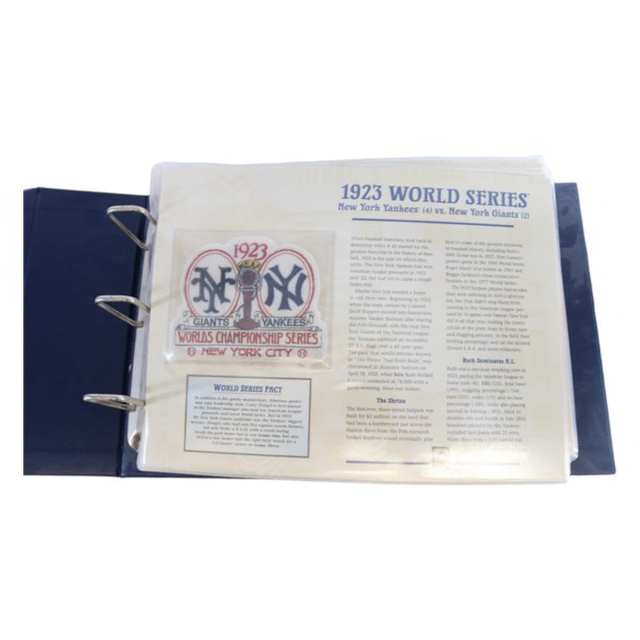 New York Yankees Official World Series Patch Collection 1923-2000 Set