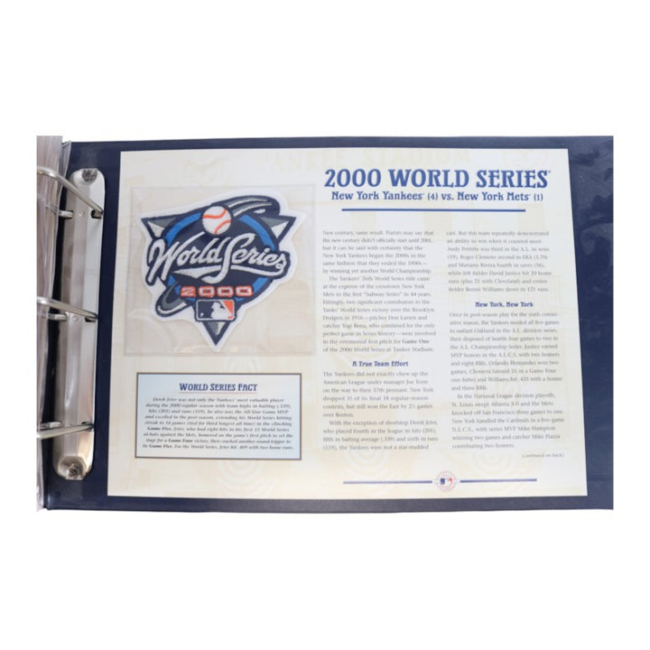 New York Yankees Official World Series Patch Collection 1923-2000 Set