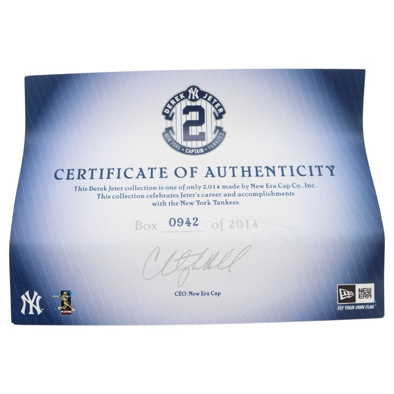 Derek Jeter New York Yankees New Era 3 Cap Final Season Hat Collection and Box LE 0942/2014