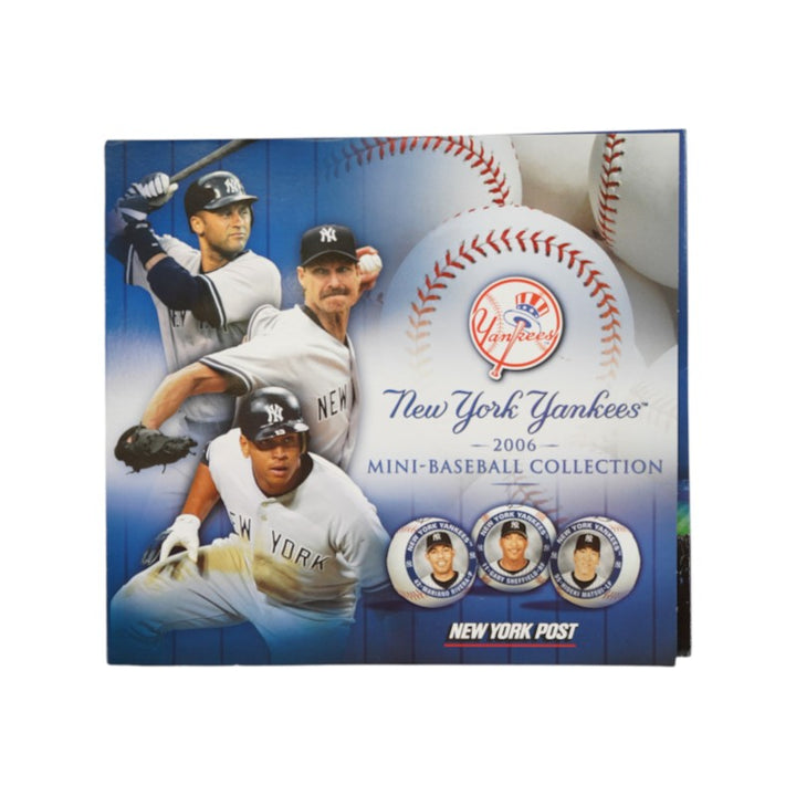Jeter Rivera Posada New York Yankees 2006 20 Mini Baseballs New York Post Set