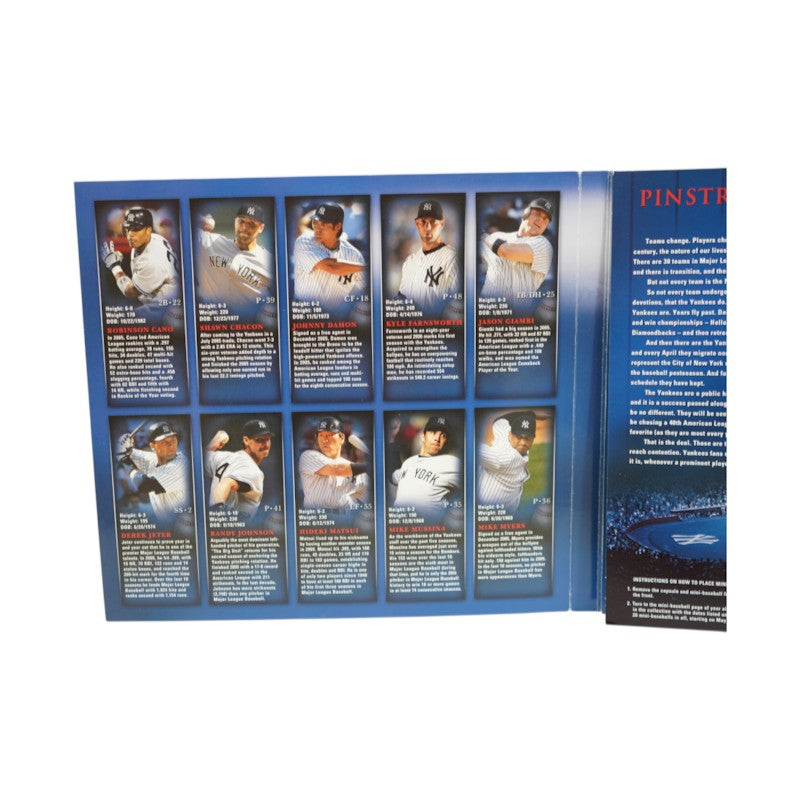 Jeter Rivera Posada New York Yankees 2006 20 Mini Baseballs New York Post Set