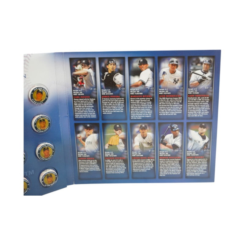 Jeter Rivera Posada New York Yankees 2006 20 Mini Baseballs New York Post Set