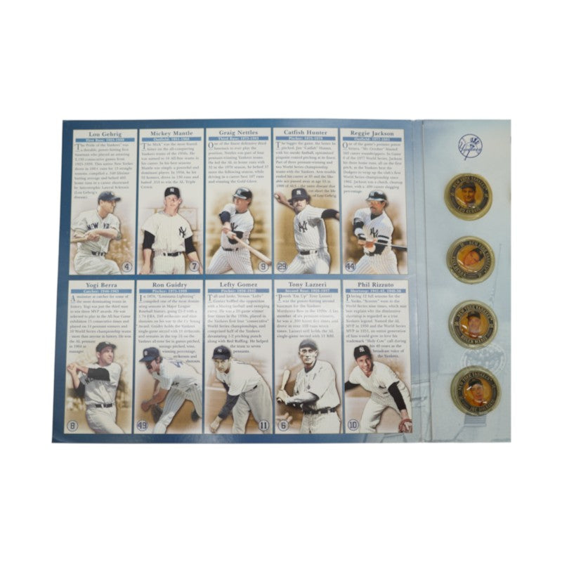 Mantle Gehrig Ruth New York Yankees 2005 The Immortals Medallion Collection New York Post Set