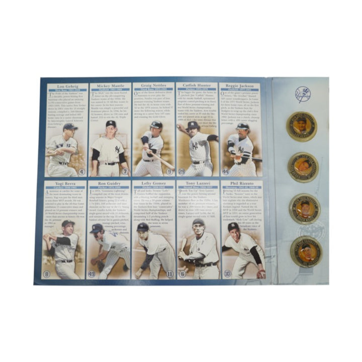Mantle Gehrig Ruth New York Yankees 2005 The Immortals Medallion Collection New York Post Set