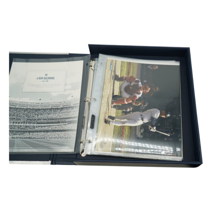Derek Jeter New York Yankees Career Binder Case w/ 23 Photos Steiner Sports