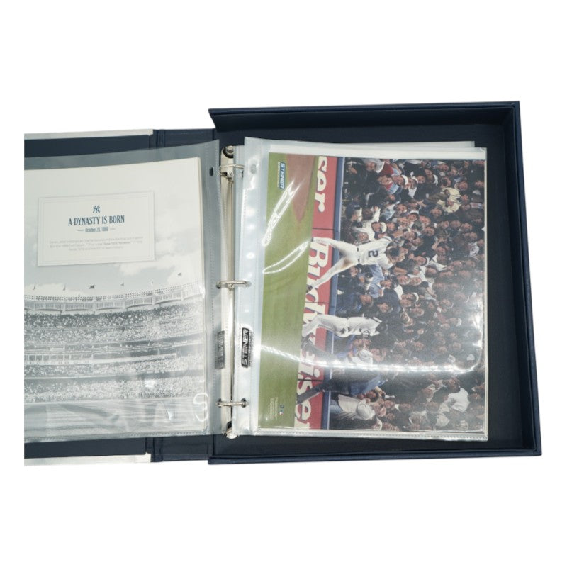 Derek Jeter New York Yankees Career Binder Case w/ 23 Photos Steiner Sports