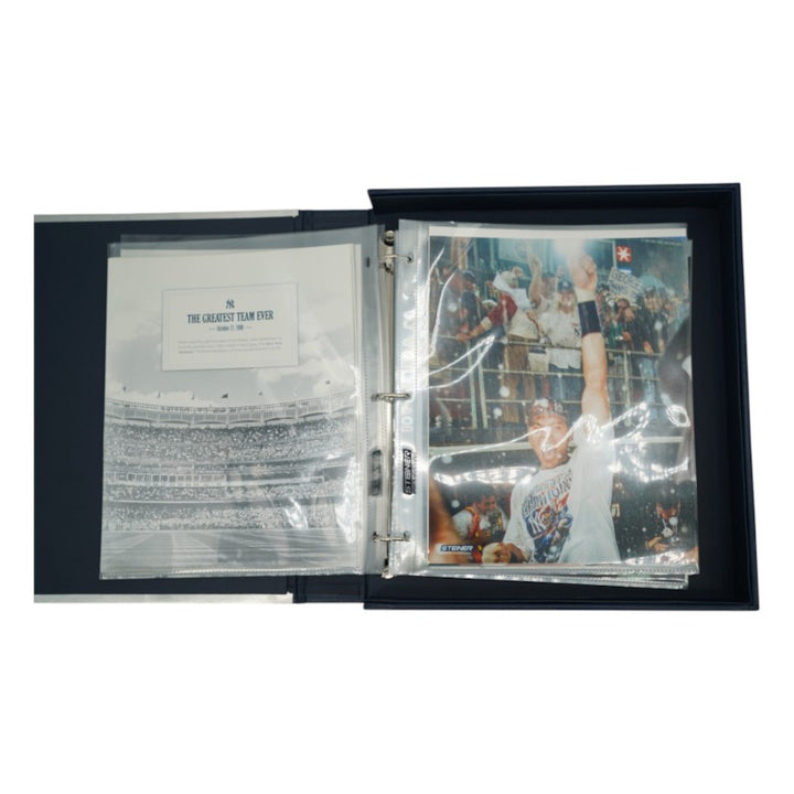 Derek Jeter New York Yankees Career Binder Case w/ 23 Photos Steiner Sports