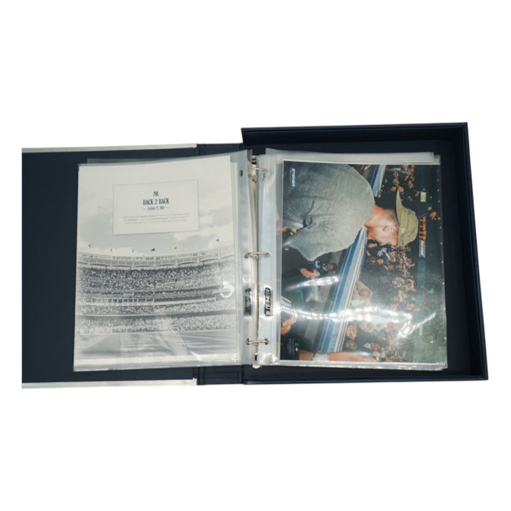 Derek Jeter New York Yankees Career Binder Case w/ 23 Photos Steiner Sports