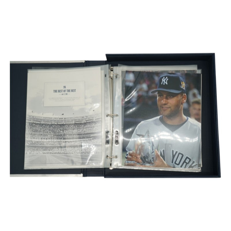 Derek Jeter New York Yankees Career Binder Case w/ 23 Photos Steiner Sports