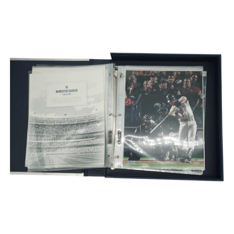 Derek Jeter New York Yankees Career Binder Case w/ 23 Photos Steiner Sports