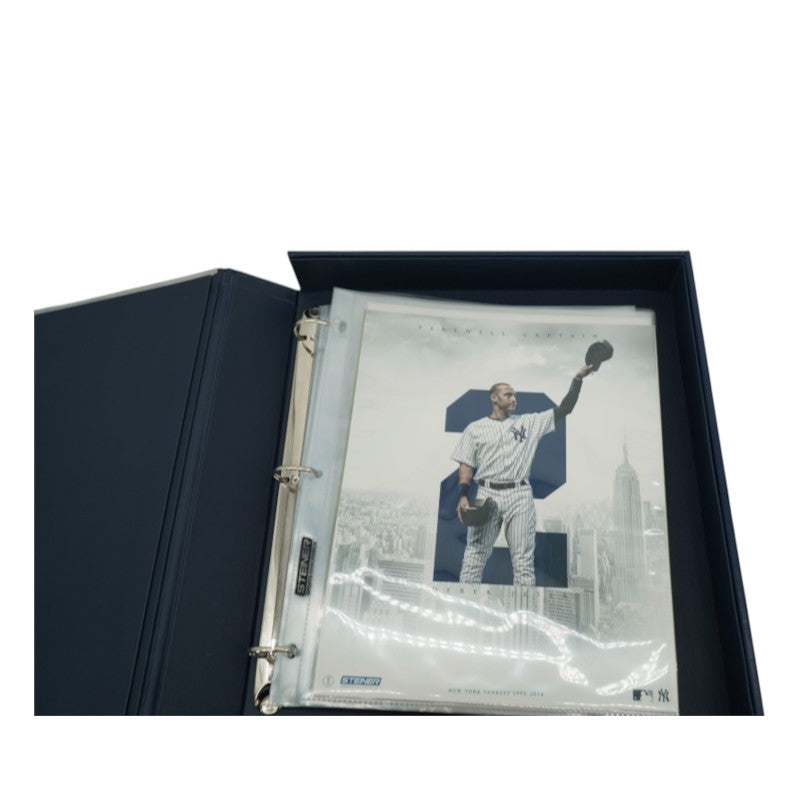 Derek Jeter New York Yankees Career Binder Case w/ 23 Photos Steiner Sports