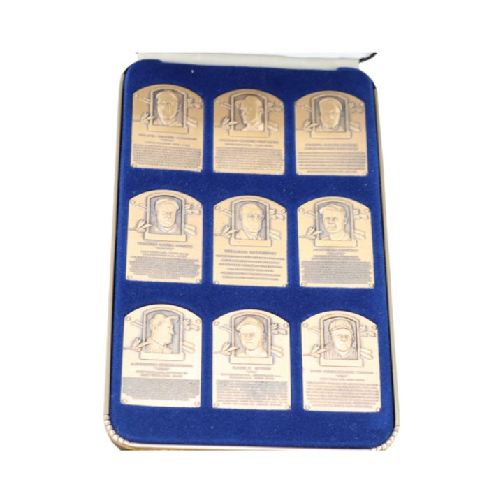 Clemente Berra Koufax National Baseball HOF Gallery Collection 7th Series Mini HOF Plaques Set