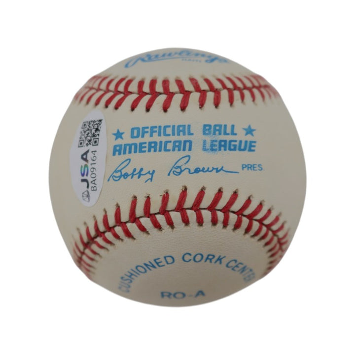 Mickey Mantle New York Yankees Autographed OAL Baseball JSA COA