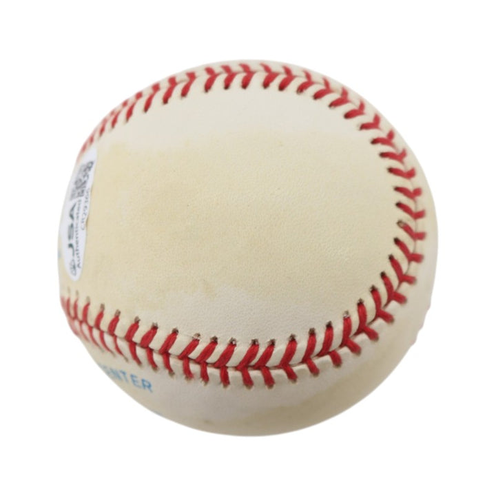 Tim Salmon Los Angeles Angels Autographed Inscribed OAL Baseball JSA COA
