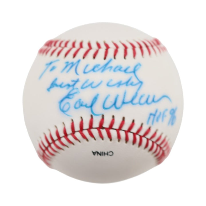 Earl Weaver Baltimore Orioles Autographed Personalized Official League Baseball JSA COA