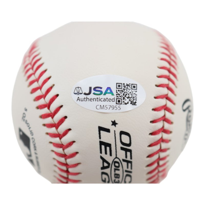 Earl Weaver Baltimore Orioles Autographed Personalized Official League Baseball JSA COA
