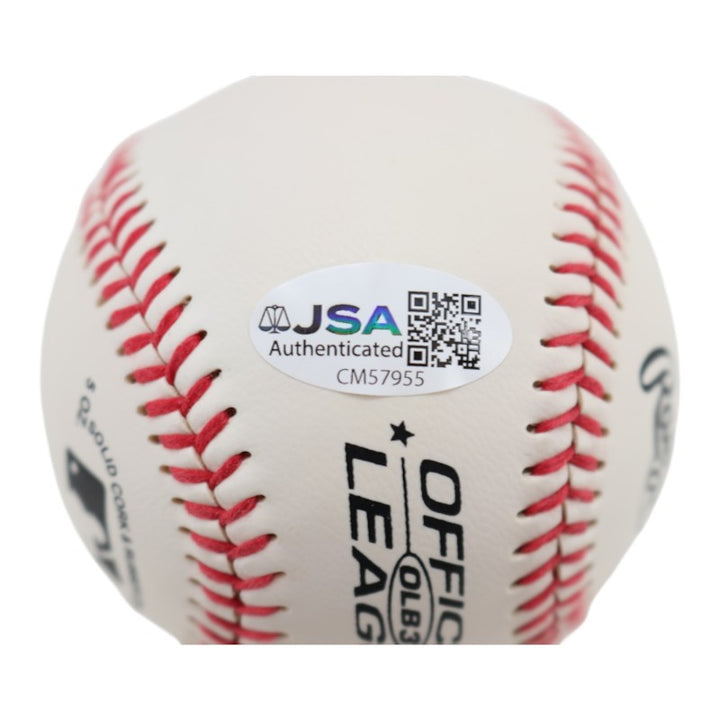 Earl Weaver Baltimore Orioles Autographed Personalized Official League Baseball JSA COA