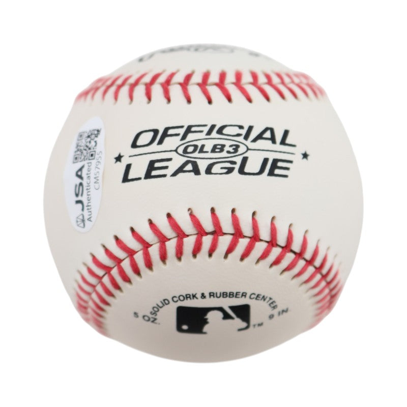 Earl Weaver Baltimore Orioles Autographed Personalized Official League Baseball JSA COA