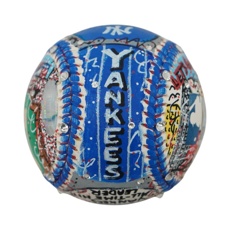 Derek Jeter Autographed Charles Fazzino Pop Art MLB Baseball Steiner COA