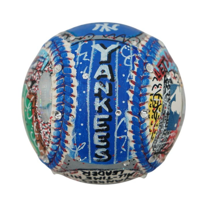 Derek Jeter Autographed Charles Fazzino Pop Art MLB Baseball Steiner COA