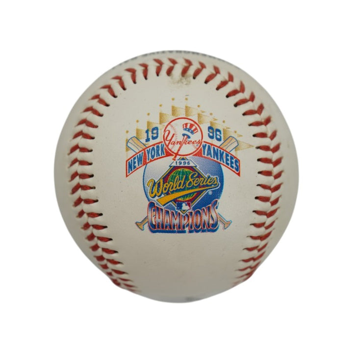 1996 New York Yankees Commemorative World Series Fotoball (1)