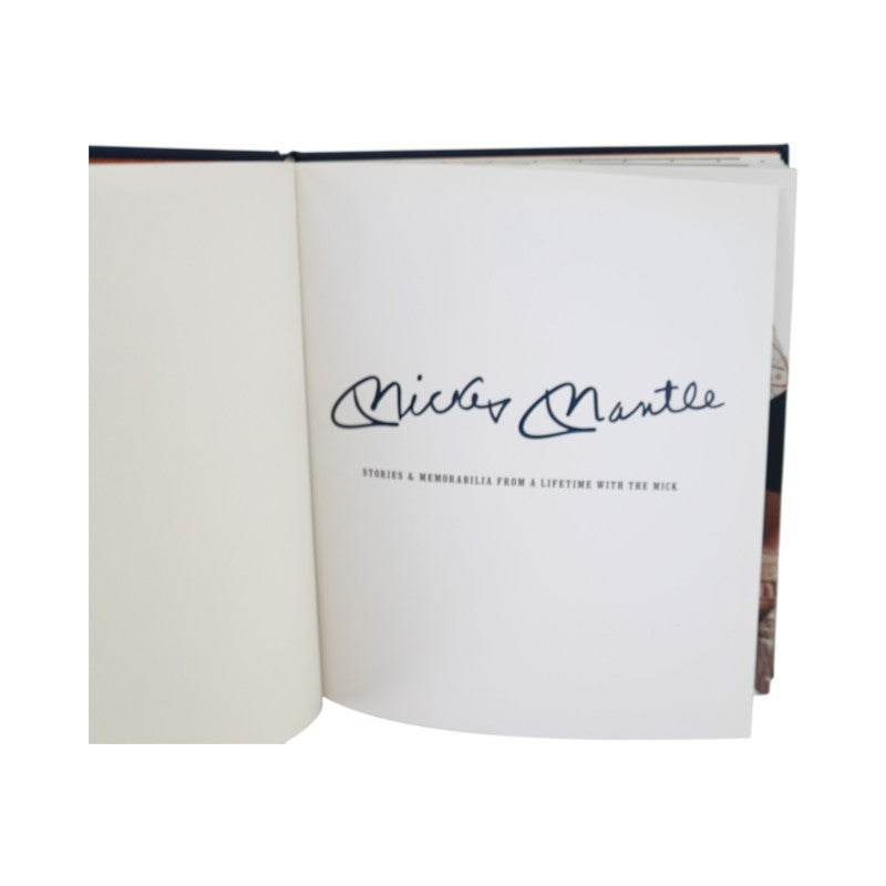Mickey Mantle New York Yankees Stories & Memorabilia from a Lifetime w/ The Mick Hardcover Book