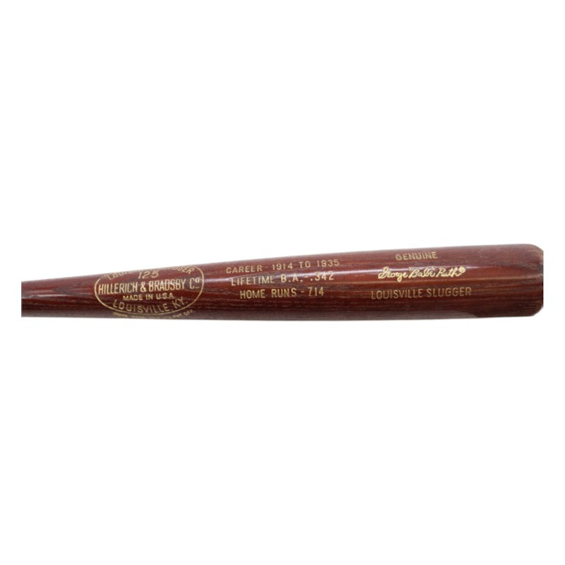 Babe Ruth New York Yankees Louisville Slugger Stat Engraved Commemorative Bat