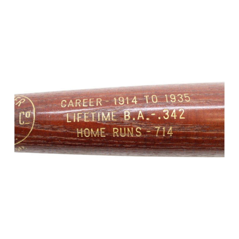 Babe Ruth New York Yankees Louisville Slugger Stat Engraved Commemorative Bat