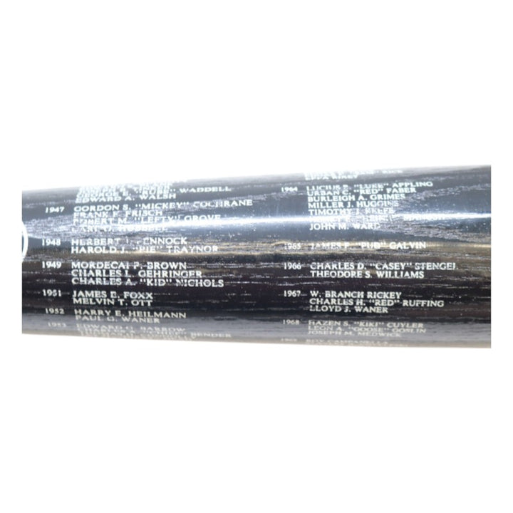 50th Anniversary of the Pro Baseball Hall of Fame Louisville Slugger Commemorative Bat