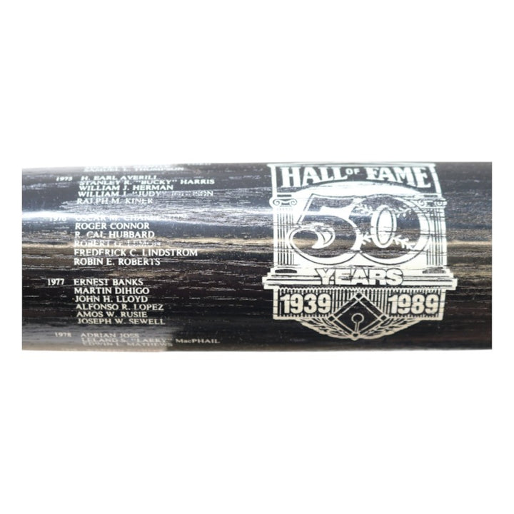 50th Anniversary of the Pro Baseball Hall of Fame Louisville Slugger Commemorative Bat