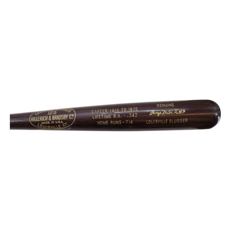 Babe Ruth New York Yankees Louisville Slugger Stat Engraved Commemorative Bat