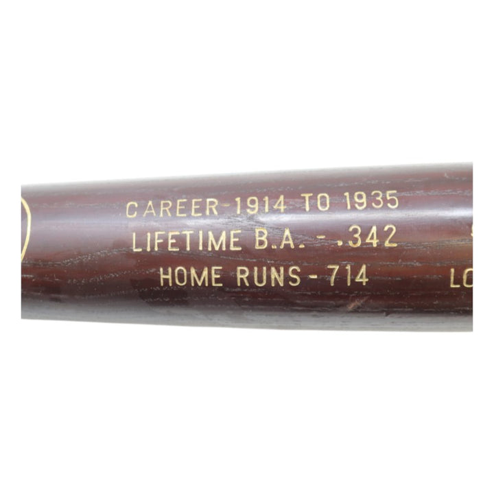 Babe Ruth New York Yankees Louisville Slugger Stat Engraved Commemorative Bat