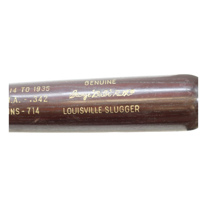 Babe Ruth New York Yankees Louisville Slugger Stat Engraved Commemorative Bat
