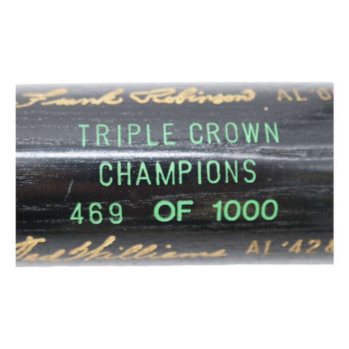 Louisville Slugger HOF Triple Crown Champions Bat LE 469/1000