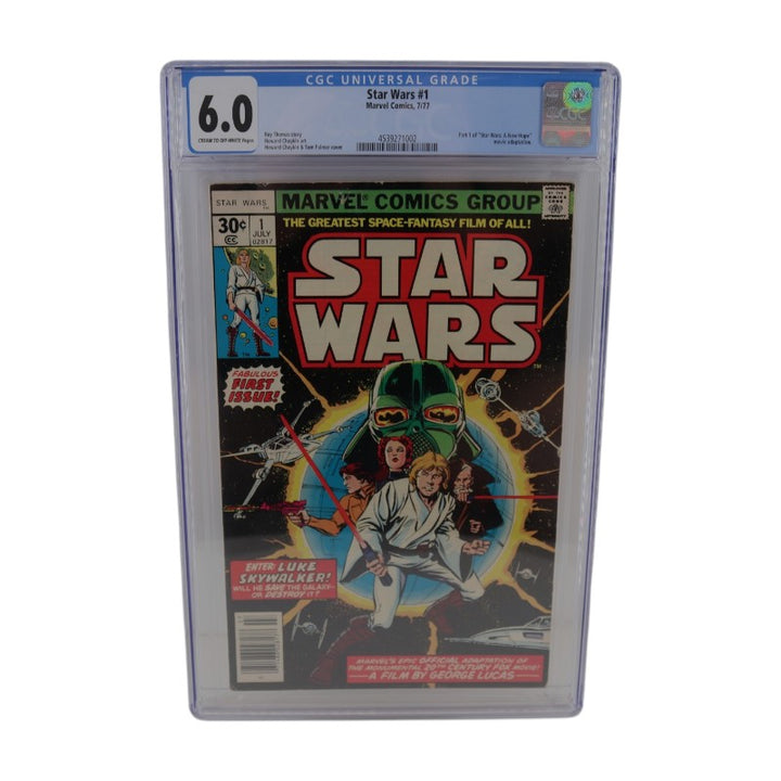 CGC Graded Star Wars #1 Marvel Comics 7/1/1977 Grade 6