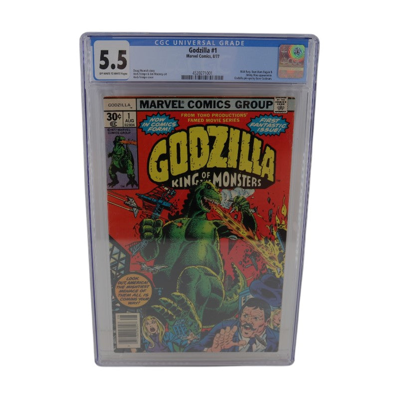 CGC Graded Godzilla #1 Marvel Comics 8/1/1977 Grade 5.5