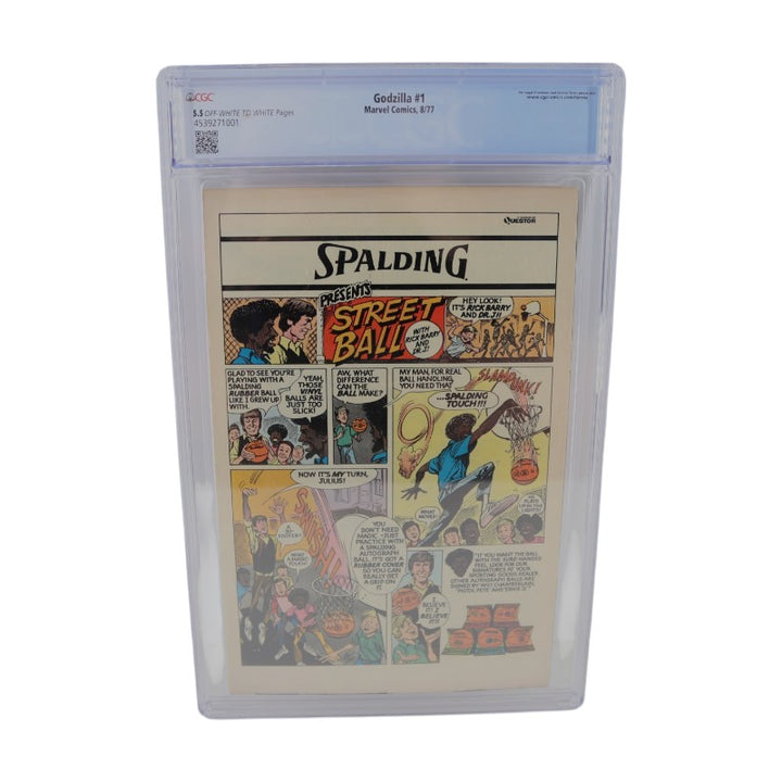 CGC Graded Godzilla #1 Marvel Comics 8/1/1977 Grade 5.5