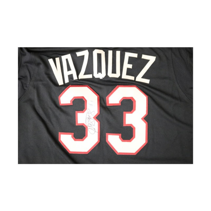 Javier Vazquez New York Yankees Autographed 2004 American League All Star Jersey MLB Auth