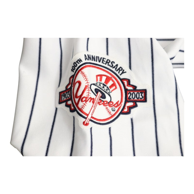 Jeter Berra O'Neill Posada Multi Autographed 26 Autos Inscribed Yankees 100th Anniversary 2003 WS Jersey LE 2/100 All American Collectibles Holo