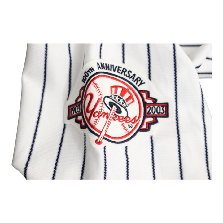 Jeter Berra O'Neill Posada Multi Autographed 26 Autos Inscribed Yankees 100th Anniversary 2003 WS Jersey LE 2/100 All American Collectibles Holo