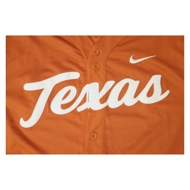 University of Texas Longhorns Blank Nike Dri FIT Size XL Baseball Jersey