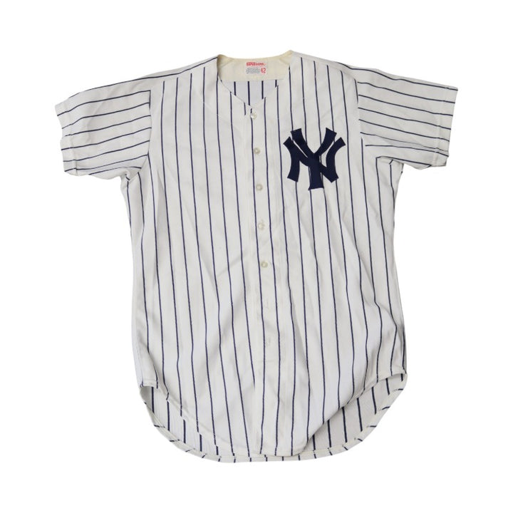Babe Ruth New York Yankees Wilson Size 42 Pinstripe Jersey