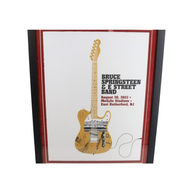 Bruce Springsteen & E Street Band August 30 2023 MetLife Stadium East Rutherford NJ Framed Poster 18x24