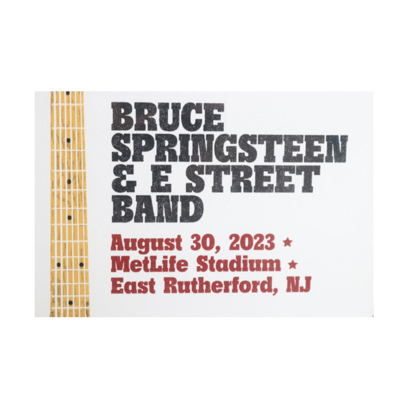 Bruce Springsteen & E Street Band August 30 2023 MetLife Stadium East Rutherford NJ Framed Poster 18x24