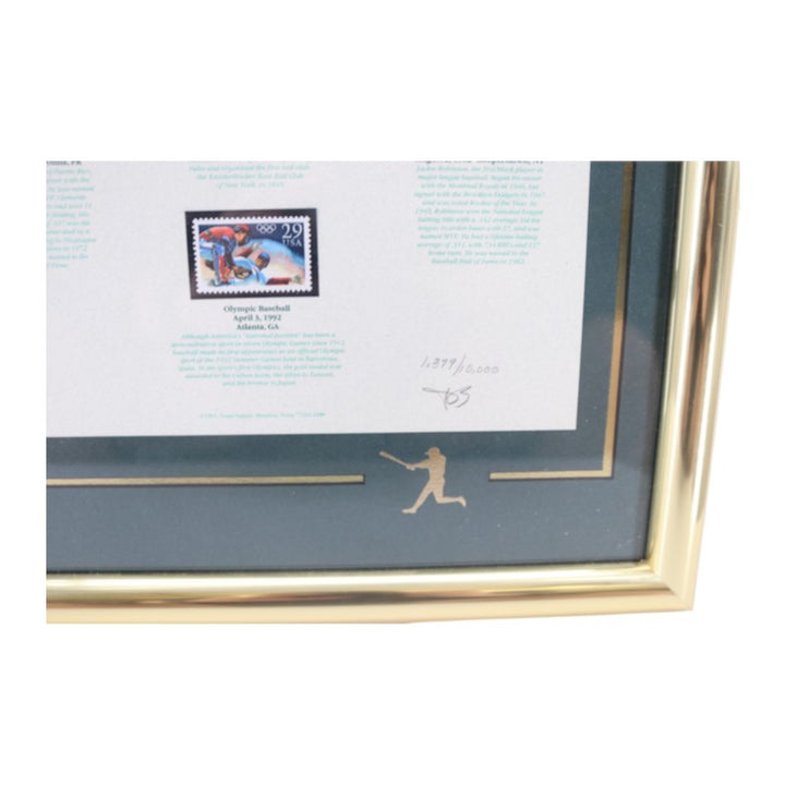 The Stamps of Baseball 11x14 Framed Collage