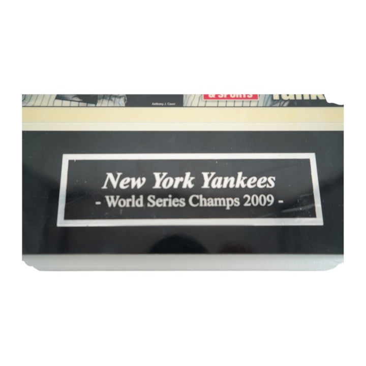 New York Post November 5th 2009 New York Yankees World Series Champs 2009 Plaque 11x19