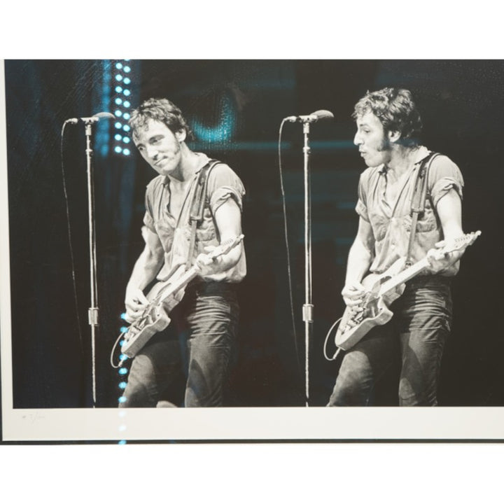 Bruce Springsteen Framed Black and White Photo Collage 22x44.5 LE 7/100
